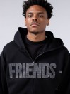 VLONE Friends Rhinestone Zip Hoodie