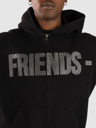VLONE Friends Rhinestone Zip Hoodie - buy now | ID-774315