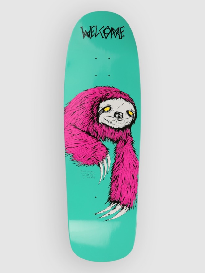 Welcome Sloth 9.5″ Skateboard Deck