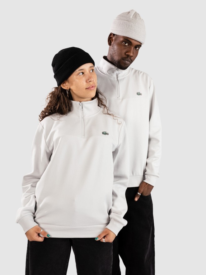 Lacoste Hight Neck Double Face Half-Zip Sweater