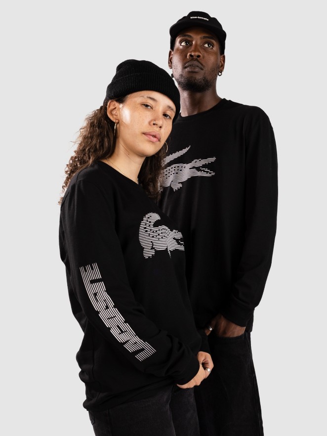 Lacoste Print Jersey Long Sleeve T-Shirt