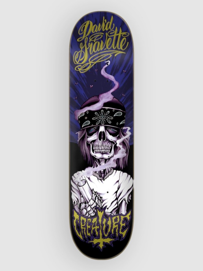 Creature Gravette Hippie Skull Pro 8.3″ Skateboard De
