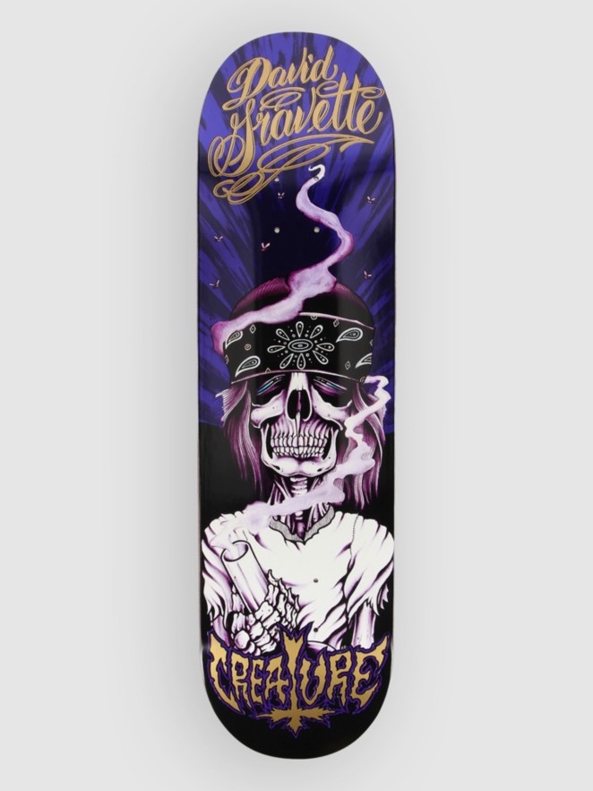 Creature Gravette Hippie Skull Pro 8.3″ Skateboard De