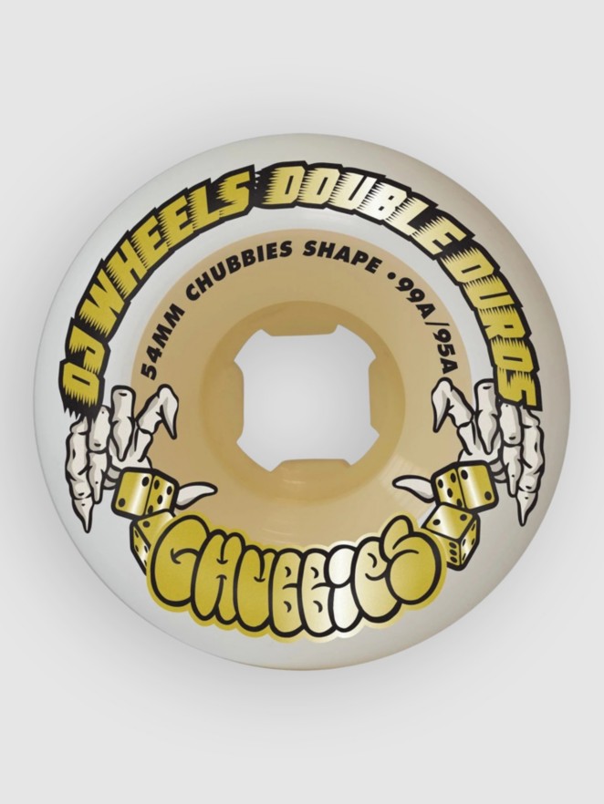 OJ Wheels Team Double Duro Chubbies 99a/95a 54mm″ Rollen