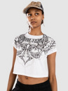 Affliction Vertibrate Crop Baby Tricko