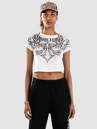 Affliction Vertibrate Crop Baby Tricko