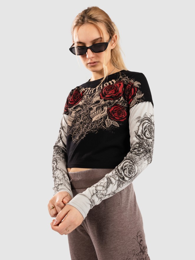 Affliction Forgotten 2Fer T-Shirt manches longues