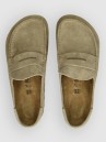 Birkenstock Naples Wrapped Suede Leather Sandalen