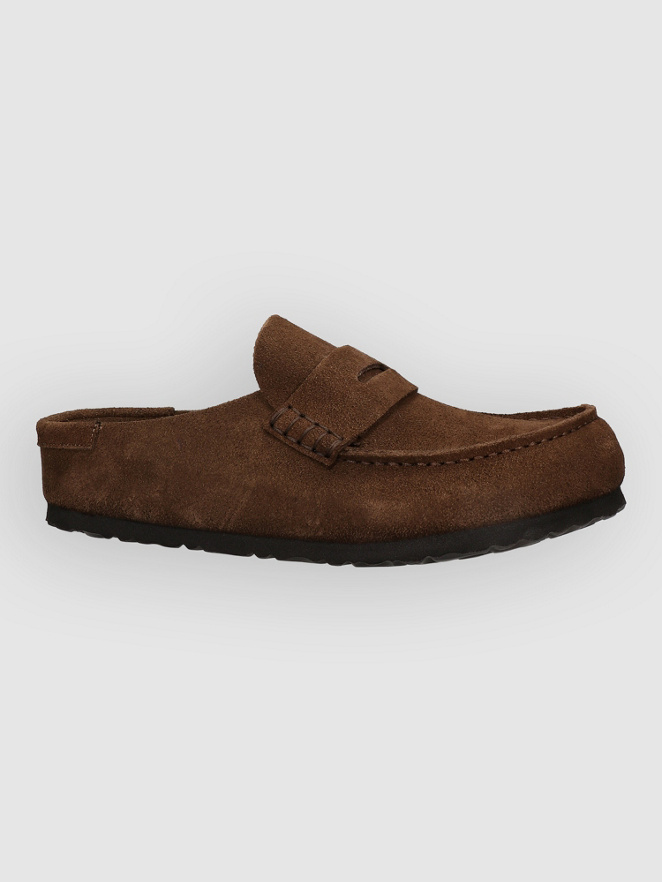 Birkenstock Naples Wrapped Suede Leather Sandalen