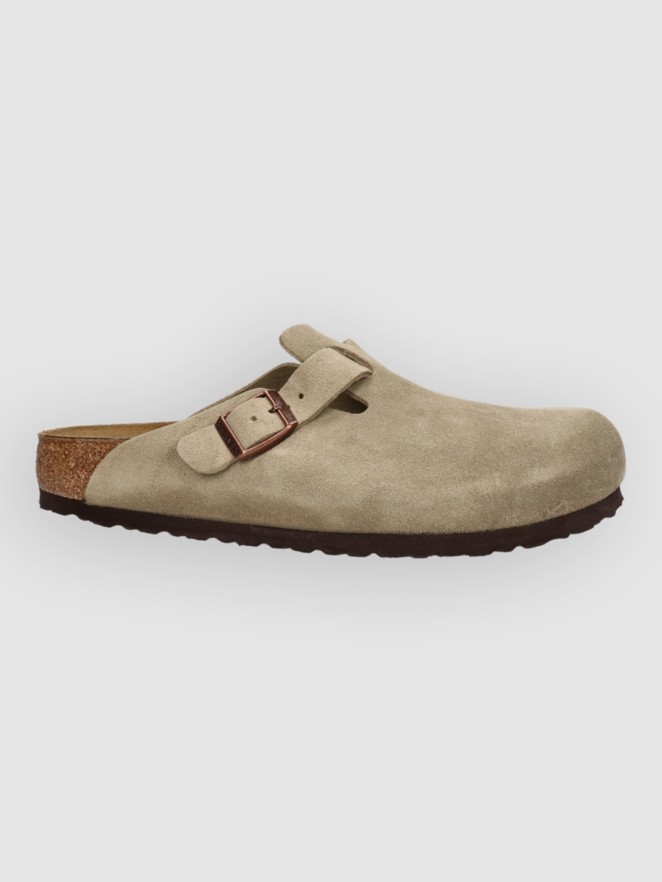 Birkenstock Boston Suede Leather Sandalen