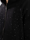 Ninth Hall Fundamental Rhinestone Zip Hoodie