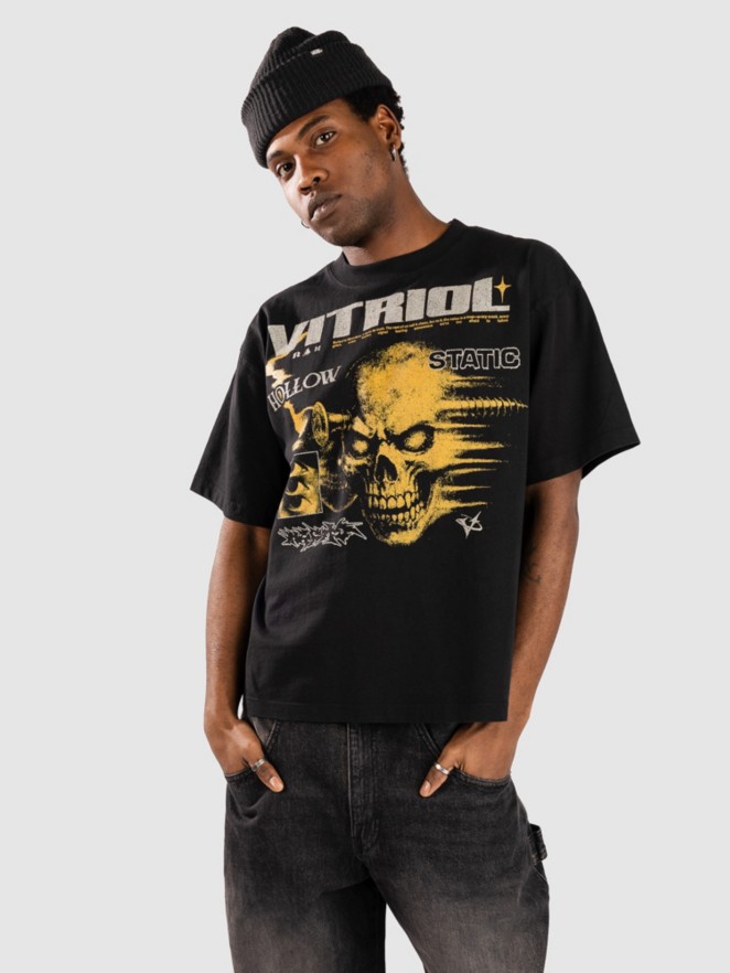 Vitriol Xeroxed Collage Cropped T-Shirt