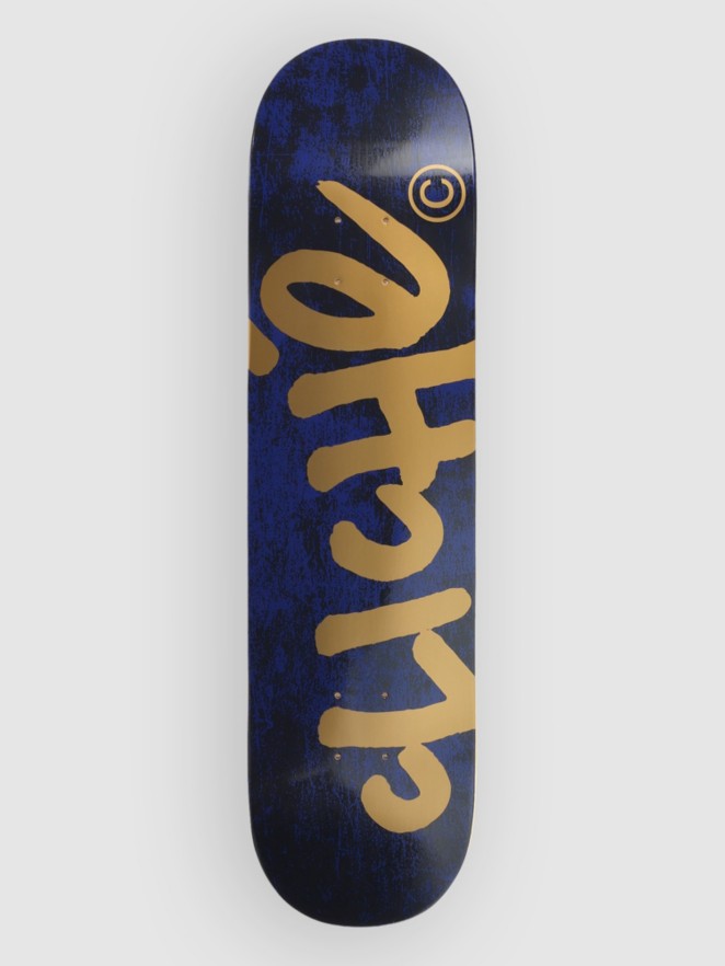 Cliché Handwritten Navy/Gold 8″ Skateboard Deck