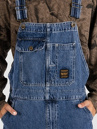 Levi's Loose Overalls Jardineiras de ganga