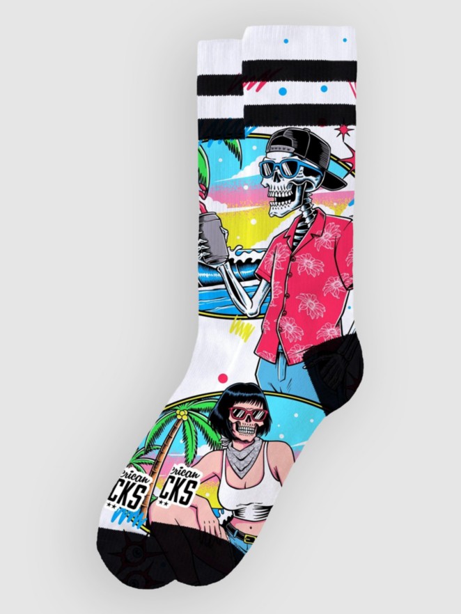 American Socks Neon Paradise - Mid High Socks