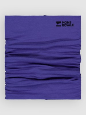 Mons Royale Merino Double Up Nekwarmer Tube Blauw
