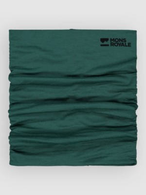 Mons Royale Merino Double Up Nekwarmer Tube patroon Jasper