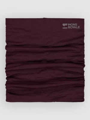 Mons Royale Merino Double Up Nekwarmer Tube Fig