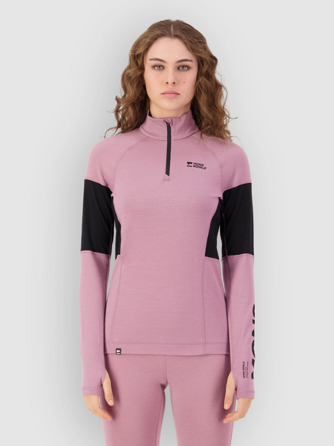 Mons Royale Olympus Merino 1/4 Zip Funktionsshirt