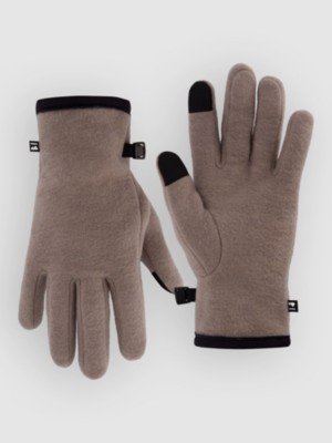 Mons Royale Pileup Wool Fleece Handschoenen Zwart