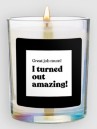 CandleHand Great Job Mum Chatty Candle