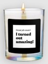 CandleHand Great Job Mum Chatty Candle
