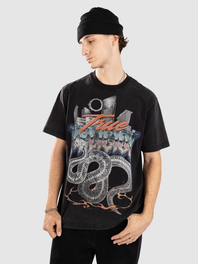 True Religion Snake Bite Crystal T-Shirt