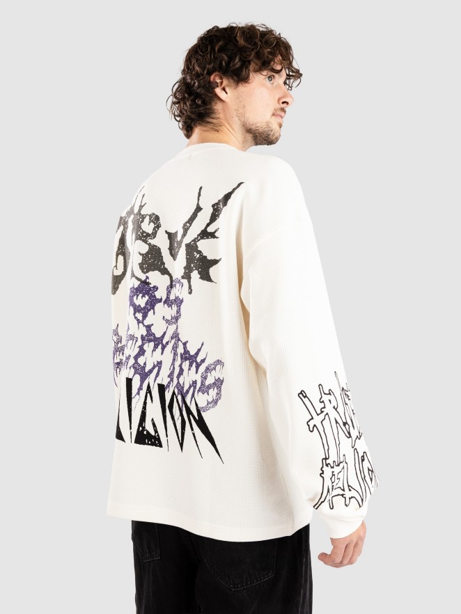 True Religion Scribble Waffle Pullover