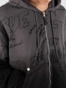 True Religion Big T Graffiti Boxy Zip Hoodie