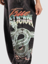 True Religion Snake Crystal Baggy Sweatpants