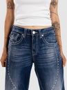 True Religion Western Bailey Barrel Big Flap Jeans