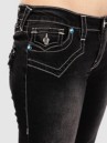 True Religion Western Yoke Joey Flare Flap Jeans