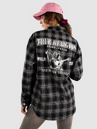 True Religion Ombre Crystal Plaid Shirt