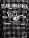 True Religion Ombre Crystal Plaid Shirt