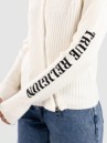 True Religion Embroidered Asym Zip Pullover