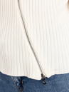 True Religion Embroidered Asym Zip Pullover