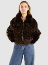 True Religion True Leopard Faux Fur Jacket