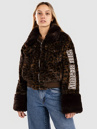True Religion True Leopard Faux Fur Jacket