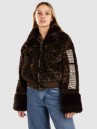 True Religion True Leopard Faux Fur Jacket