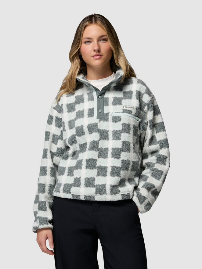 Columbia Helvetia II Printed Cropped Half Snap Half-Z