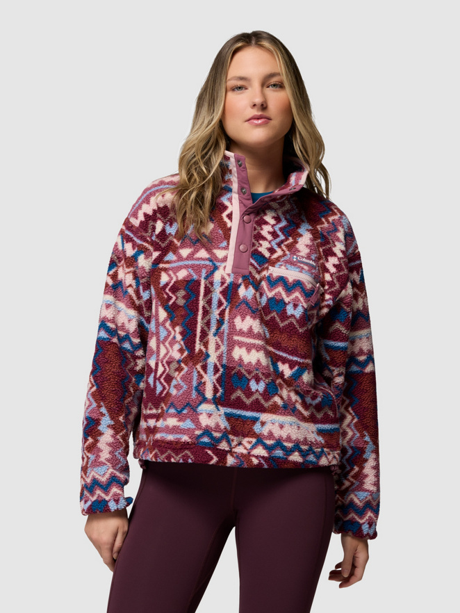Columbia Helvetia II Printed Cropped Half Snap Half-Z