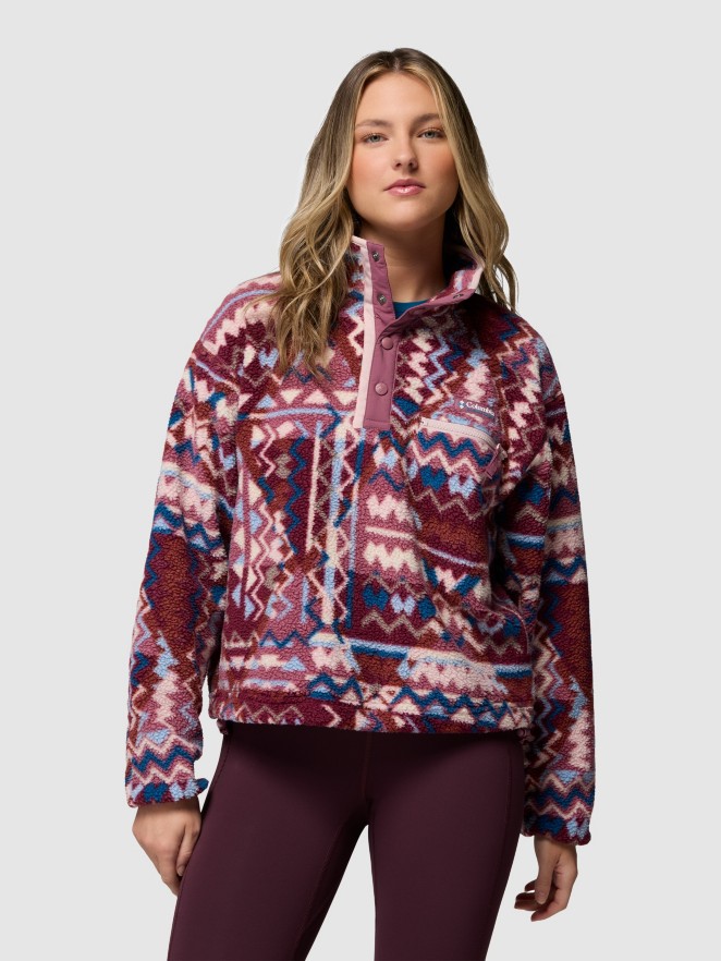 Columbia Helvetia II Printed Cropped Half Snap Half-Z