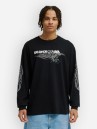 DC Side Flame Long Sleeve T-Shirt