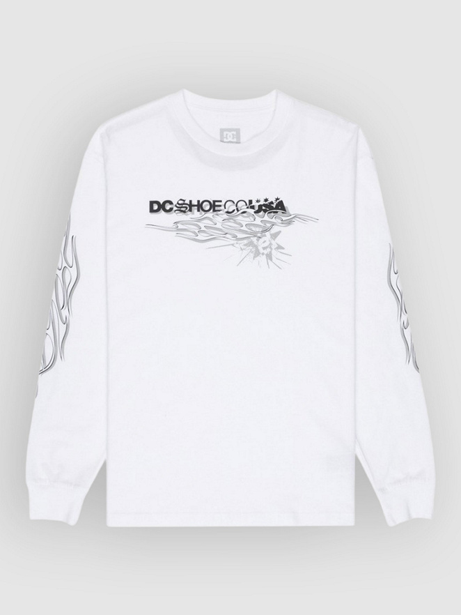 DC Side Flame Long Sleeve T-Shirt