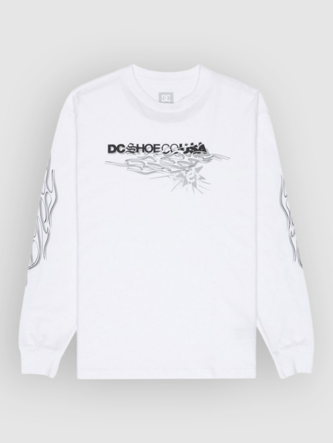 DC Side Flame Long Sleeve T-Shirt