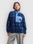 dark navy check