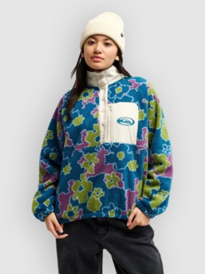 Quiksilver Renek Polar Half-Zip Fleece Sweater Groen