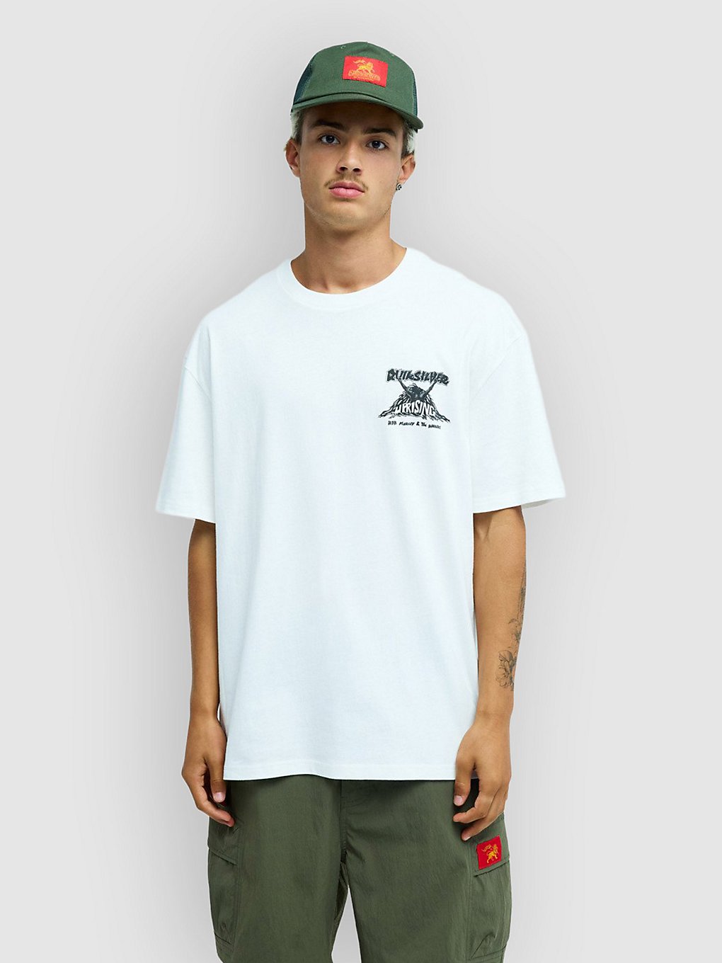 Quiksilver Bm Uprising T-Shirt Wit