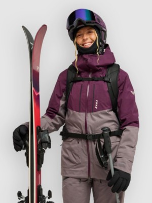 Roxy Gore-Tex Stretch Purelines Primaloft Jas Blackberry Wine
