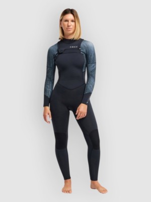 Roxy 4/3 Swell Natural Front Zip Wetsuit Banana